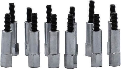 Chrome Valve Cover Bolt Set(8Pcs) Fit Chevy 283 305 327 350 383-Chrome Steel with Black Oxide Finish in Kuwait