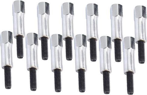 Chrome Valve Cover Bolt Set(8Pcs) Fit Chevy 283 305 327 350 383-Chrome Steel with Black Oxide Finish in Kuwait