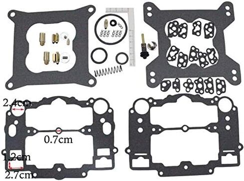 Carburetor Rebuild Kit for Edelbrock 1405 1406 1407 1408 1409 1410 1411 (With Bowl Cover Gasket) in Saudi Arabia