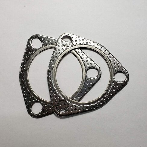 2.5" 3 Bolt MLSG High Temp Exhaust Gasket w/SS Fire Ring (Qty 2) in Saudi Arabia