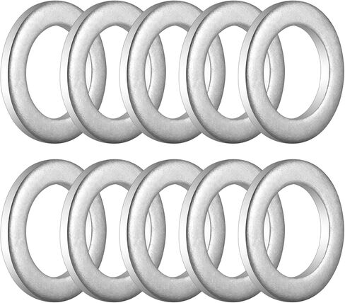 10 قطع حشيات صرف الزيت من الألومنيوم لغاسل التكسير لهوندا أكورد سيفيك CRV CR-V Acura Odyssey Pilot Fit Ridgeline عنصر، بديل للقطعة # 94109-14000، يستخدم لتغيير الزيت in Kuwait