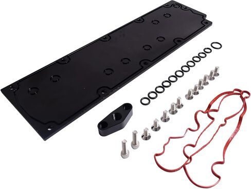 LS Gen 4 Valley Cover Pan Plate Gasket Aluminum Engine Lifter Area Oil Cover for LS LS2 LS3 L99 Gen Ⅳ Engine 551646 in Saudi Arabia
