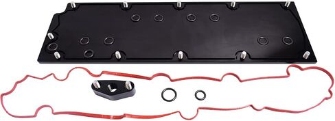 LS Gen 4 Valley Cover Pan Plate Gasket Aluminum Engine Lifter Area Oil Cover for LS LS2 LS3 L99 Gen Ⅳ Engine 551646 in Saudi Arabia