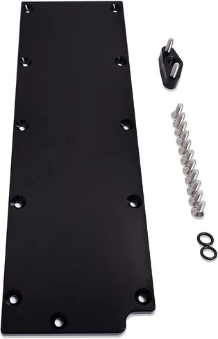 LS Gen 4 Valley Cover Pan Plate Gasket Aluminum Engine Lifter Area Oil Cover for LS LS2 LS3 L99 Gen Ⅳ Engine 551646 in Saudi Arabia