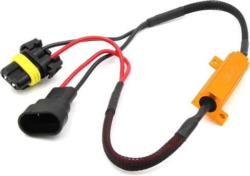 Alla Lighting 9005 9006 HB3 HB4 9012 LED تحميل محول 50W 6Ohm مجاني لإصلاح العيوب / أضواء الضباب وامض / رمز الخطأ يمكن أن يكون الناقل in Kuwait