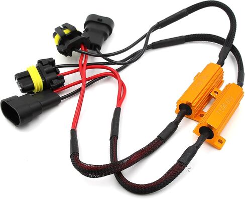 Alla Lighting 9005 9006 HB3 HB4 9012 LED تحميل محول 50W 6Ohm مجاني لإصلاح العيوب / أضواء الضباب وامض / رمز الخطأ يمكن أن يكون الناقل in Kuwait