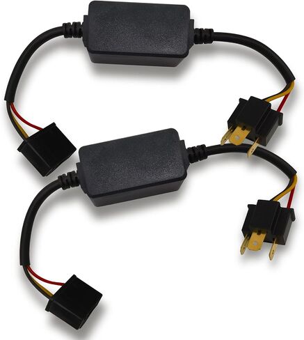 2 Pcs LED Canbus Error Free Anti Flickering Resistor Decoder, LED Decoder, H1/H3 Bulb Decoder Resistor for LED Warning Canceller Capacitors Resistor (H1/H3) in Saudi Arabia