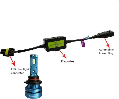 AnyCar Led المصباح فك 9005 9006 9012 Canbus المقاوم مكافحة وميض تسخير المصباح لمبة فك in Kuwait
