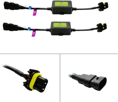 AnyCar Led المصباح فك 9005 9006 9012 Canbus المقاوم مكافحة وميض تسخير المصباح لمبة فك in Kuwait