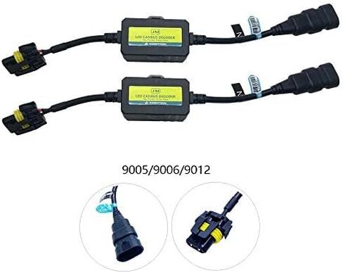 AnyCar Led المصباح فك 9005 9006 9012 Canbus المقاوم مكافحة وميض تسخير المصباح لمبة فك in Kuwait