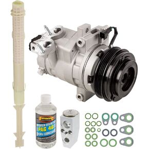 ضاغط مكيف الهواء ومجموعة مكيف الهواء لسيارة Ford F150 F-150 V6 2011-2014 - يتضمن فلتر مجفف، وصمام توسيع، وزيت PAG وحلقات O - BuyAutoParts 60-89443RK New in Saudi Arabia