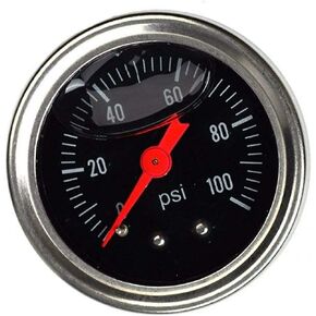 SUPERFASTRACING أسود منظم ضغط الوقود العالمي قابل للتعديل 0-100psi السائل الكروم in Kuwait