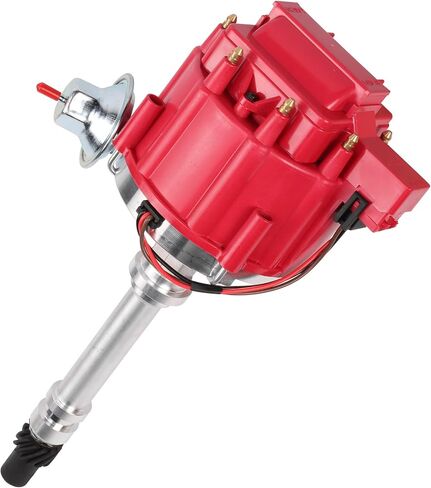 MOSTPLUS 65K Coil 7500 RPM Distributor Compatible with GMC Small Block Chevy V8 265 267 283 302 305 307 327 350 383 400 396 427 454 in Saudi Arabia