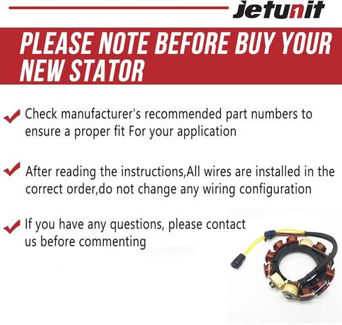 JETUNIT Stator For Johnson Evinrude 173-4981 584109 Outboard 584981 763759 105 JET 150 175 HP 1991-2006 35-AMP 2-Stroke 6-Cylinder 0584109 0584981 0763759 18-5878 in Saudi Arabia