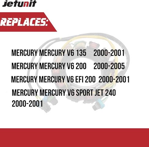 JETUNIT Stator for Mercury 150 XR6 135 140 175 200 HP 240 EFI Outboard 174-0002 398-858404T4 858404T3 858404A4 858404A3 40 Amp 2 Stroke 6 Cylinder Sportjet Jet Drive in Saudi Arabia