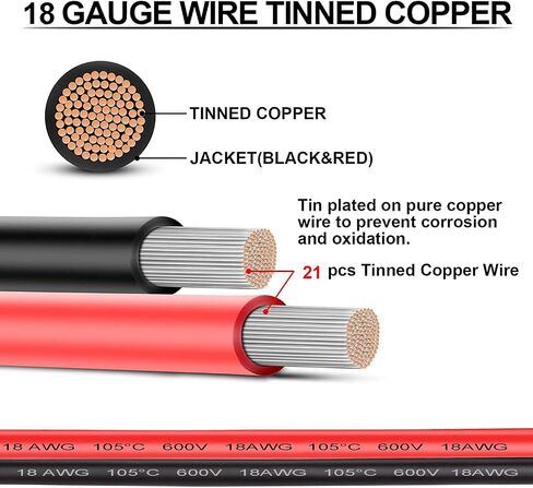Twippo 16 AWG Waterproof Wire Connectors Automotive Electrical Connectors Quick Disconnect Wire Connectors 1/2/3/4 Pin with 16 Gauge Wire (26 Kits) in Saudi Arabia
