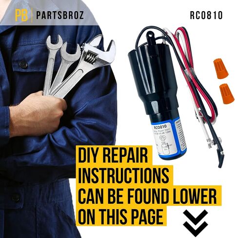 سهلة التركيب RCO810 3 n' 1 Start Hard Start Kit Supco Starter - تحل محل TJ90RCO810 ERP810 HS8 HS810 RC0810 RC100 RCO810 in Saudi Arabia