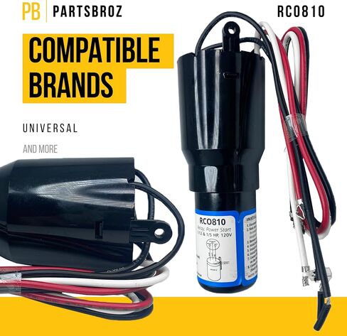 سهلة التركيب RCO810 3 n' 1 Start Hard Start Kit Supco Starter - تحل محل TJ90RCO810 ERP810 HS8 HS810 RC0810 RC100 RCO810 in Saudi Arabia