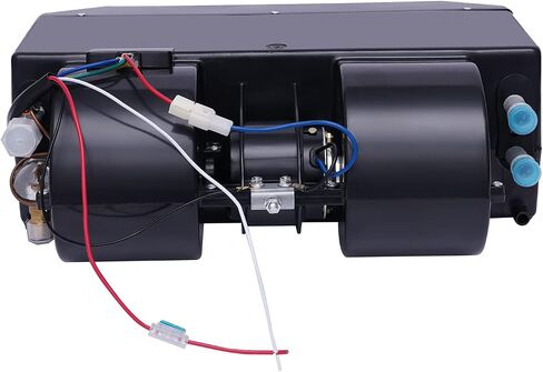 ZAWAYINE 12V Universal A/C Air Conditioning Evaporator and Heater Kit, Car Under Dash Heat Cooler Assembly Kit with 3 Speed Electrical Thermostat Max Air Volume 880FT/min for Car, Bus, Truck and More in Saudi Arabia