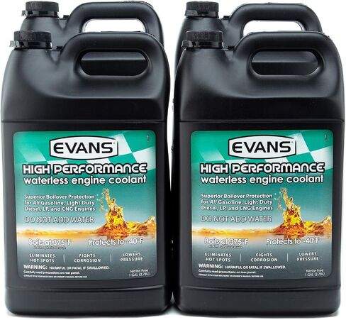 EVANS Cooling Systems EC53001 High Performance Waterless Engine Coolant, 128 fl. oz. in Saudi Arabia