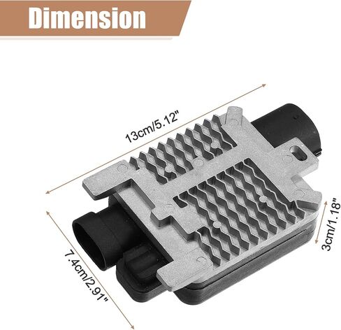 X AUTOHAUX Engine Cooling Fan Controller for Ford Edge 2007-2014 for Lincoln MKX 2007-2015 Cooling Fan Control Module Replaces 7T4Z-8B658-A 7T4Z8B658A in Saudi Arabia