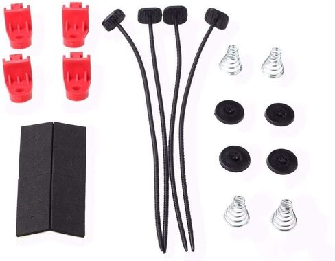 7" inch Universal Slim Fan Push Pull Electric Radiator Cooling 12V Mount Kit Black in Saudi Arabia