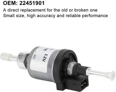 Diesel Heater Pump, 12V Car Diesel Heater Fuel Pump Dosing OE 22451901 Fit for Eberspacher Airtronic D2/D4 in Saudi Arabia