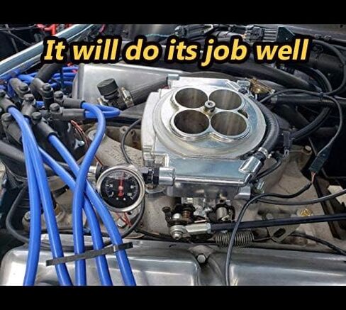 SUPERFASTRACING أسود منظم ضغط الوقود العالمي قابل للتعديل 0-100psi السائل الكروم in Kuwait