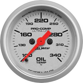 Auto Meter 4356 Ultra-Lite Electric Oil Temperature Gauge in Saudi Arabia