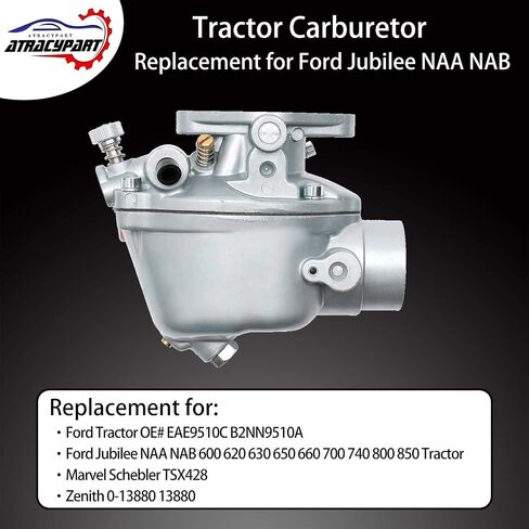 Carburetor Marvel Schebler Carb with Gasket Bolts | for 1939-1952 Ford 2N 8N 9N Tractor | Replace# 8N9510C, 9N9510A, B3NN9510A, TSX241A, TSX33 in Saudi Arabia