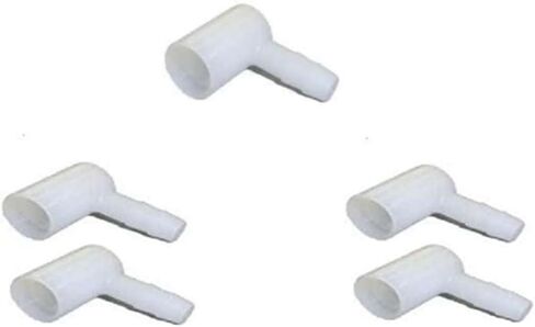 يوكسوان بافيليون بديل 640363 لمدخل خط الغاز المكربن من تيكومسيه، تركيب كوع بلاستيكي يناسب المكربن التالي- 640230 640231 640347 (عبوة من 5 قطع) in Kuwait