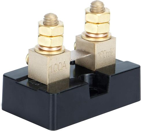 CG 50A 50mV Ampere Electrical Digital DC Current Shunt Resistor for amp Panel Ammeter Current Measurement Tester Gauge… in Kuwait