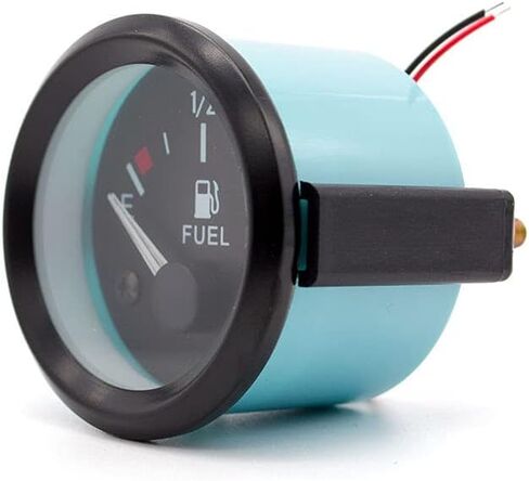 Linekong 2 inch 52mm Fuel Gauges Car Marine Fuel Level Gauge Meter,12V, LED Display, E-12- F Pointer Range in Saudi Arabia