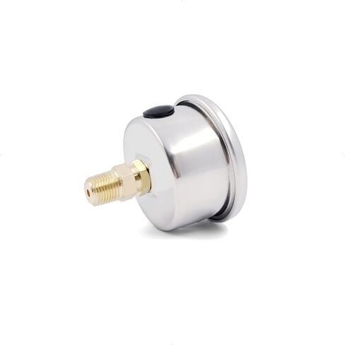 K-Motor Pressure Gauge for Fuel and Oil - 1/8 NPT - 100 Psi - Black in Saudi Arabia