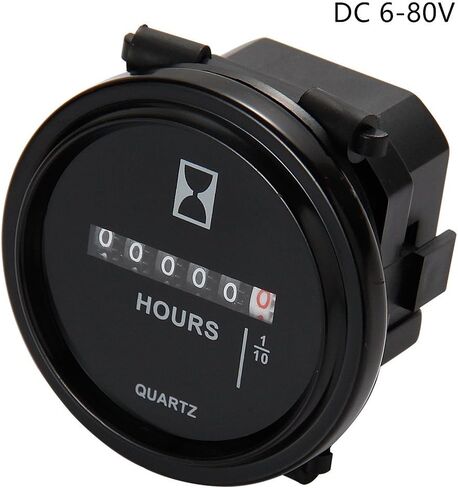 Mechanical Hour Meter Gauge - AIMILAR Professional Engine Hourmeter AC110-250V for Boat Auto ATV UTV Snowmobile Lawn Tractors Generators (AC110-250V) in Saudi Arabia