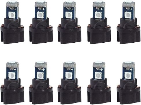 BlyilyB 20-Pack Mix color T5 2721 37 74 Wedge Led Bulb PC74 Twist Sockets Replacement Dash Dashboard Lights Instrument Panel Cluster LEDS Lamps in Saudi Arabia