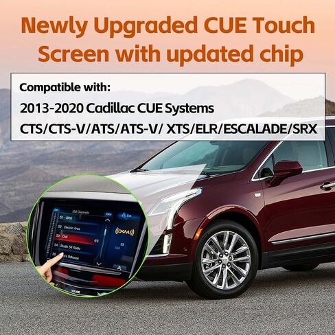 شاشة Kixfwpy التي تعمل باللمس ترقية حديثًا لـ 2013-2020 كاديلاك XTS CTS SRX ATS ESCALADE CUE استبدال الشاشة بالإضافة إلى أدوات مجانية in Kuwait