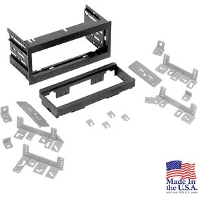 Scosche GM1500B Single DIN Multi-Dash Kit With Universal Brackets & 5/8" Snap-in Extension Compatible with Select 1982-04 GM Vehicles