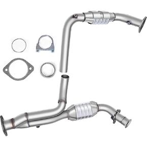 محول حفاز AUTOSAVER88 متوافق مع 1999-2007 Chevy Silverado GMC Sierra 1500 2500، Chevrolet Tahoe/Avalanche Suburban 1500، GMC Yukon/Cadillac Escalade 4.3L 4.8L 5.3L (متوافق مع EPA) in Kuwait