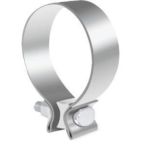 BLACKHORSE-RACING 1.75" 1 3/4" Accuseal Clamp Butt Joint Narrow Band Exhaust Seal Clamp