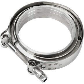 2.5 inch Stainless Steel V Band Bolt Clamp With 2 Male Female Flanges for Turbo Exhaust Systems 63mm SS Vband/V-Band Flange Kit in Saudi Arabia