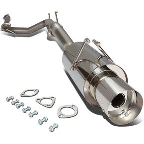 DNA MOTORING CBE-HC06SI Stainless Steel Cat Back Exhaust System [Compatible with 06-11 Honda Civic si FG2 COUPE] in Kuwait