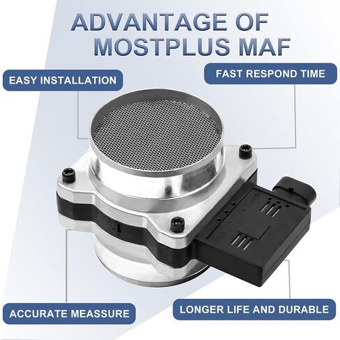 MOSTPLUS High Performance Mass Air Flow Sensor MAF Compatible for Chevrolet Buick GMC V6 Engine only 25180303 in Saudi Arabia