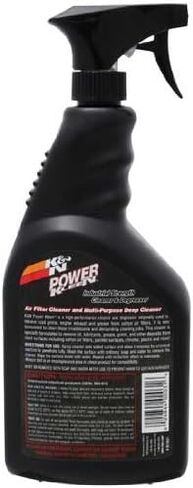 منظف ​​ومزيل شحوم فلتر الهواء من K&N: Power Kleen؛ رذاذ الزناد 32 أونصة؛ استعادة أداء فلتر هواء المحرك، 99-0621، أسود in Saudi Arabia