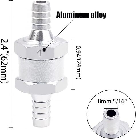 Joywayus 1/2" وقود غير قابل للإرجاع في اتجاه واحد صمام فحص بنزين ديزل in Kuwait
