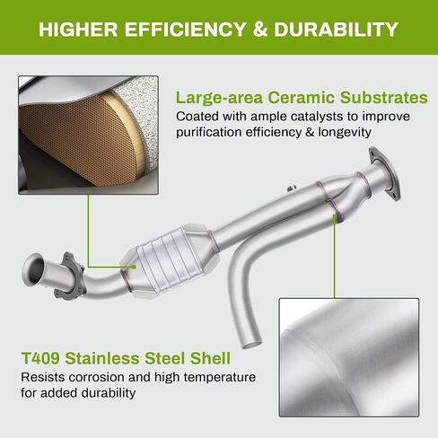 AUTOSAVER88 Catalytic Converter Compatible with 1999-2006 Chevy Silverado GMC Sierra 1500 2500, Chevrolet Tahoe/Avalanche Suburban 1500, GMC Yukon/Cadillac Escalade 4.3L 4.8L 5.3L (EPA Compliant) in Saudi Arabia