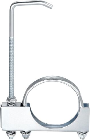 2.5" Universal Exhaust Clamp With Hanger Rear Muffler Hanger And Truck with 2.5" Exhaust Pipe in Saudi Arabia