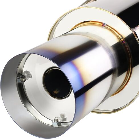DNA MOTORING CBE-HC06EX Stainless Steel Cat Back Exhaust System [Compatible with 06-11 Honda Civic EX 1.8L] in Saudi Arabia