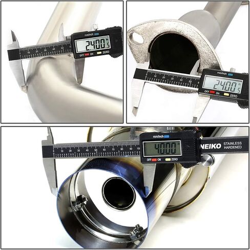 DNA MOTORING CBE-HC06EX Stainless Steel Cat Back Exhaust System [Compatible with 06-11 Honda Civic EX 1.8L] in Saudi Arabia