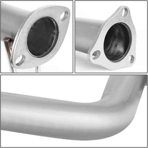 DNA MOTORING CBE-HC06EX Stainless Steel Cat Back Exhaust System [Compatible with 06-11 Honda Civic EX 1.8L] in Saudi Arabia